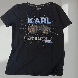 Black and blue karl lagerfeld